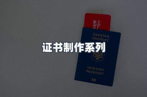 证书制作系列